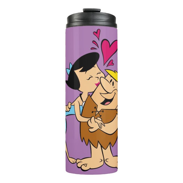 The Flintstones | Betty Kissing Barney Thermal Tumbler (Front)