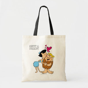 The Flintstones   Betty Kissing Barney Tote Bag