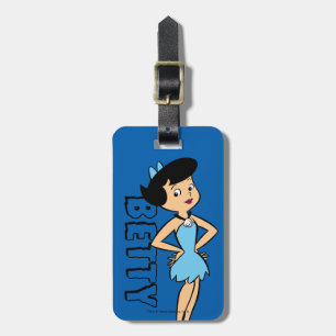 The Flintstones   Betty Rubble Luggage Tag
