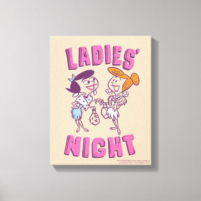 The Flintstones | Betty & Wilma - Ladies' Night Canvas Print (Front)