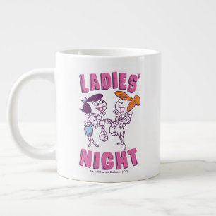 The Flintstones   Betty & Wilma - Ladies' Night Large Coffee Mug