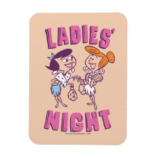 The Flintstones Betty & Wilma - Ladies' Night Magnet