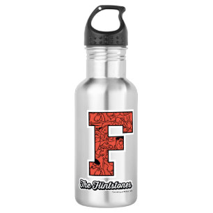 The Flintstones Collegiate Style Monogram 532 Ml Water Bottle
