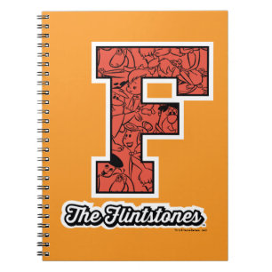 The Flintstones   Collegiate Style Monogram Notebook