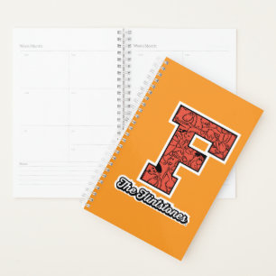 The Flintstones Collegiate Style Monogram Planner