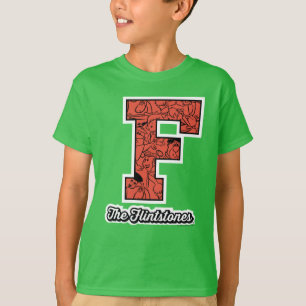 The Flintstones Collegiate Style Monogram T-Shirt