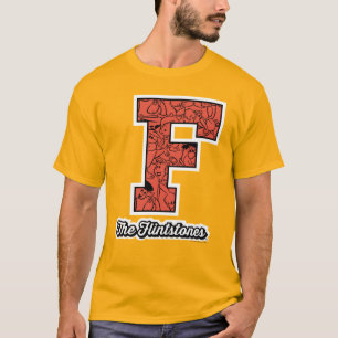 The Flintstones Collegiate Style Monogram T-Shirt