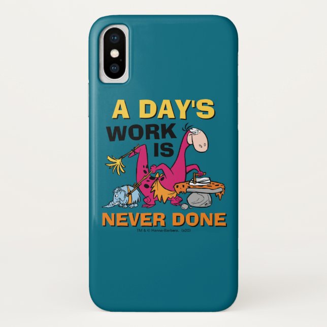 The Flintstones | Dino Cleaning House Case-Mate iPhone Case (Back)