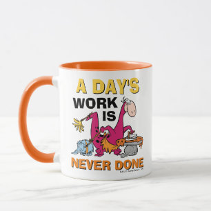The Flintstones   Dino Cleaning House Mug
