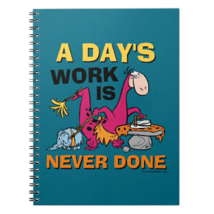 The Flintstones   Dino Cleaning House Notebook