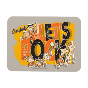 The Flintstones   Everybody Let's Rock Magnet