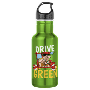 The Flintstones Fred & Barney - Drive Green 532 Ml Water Bottle