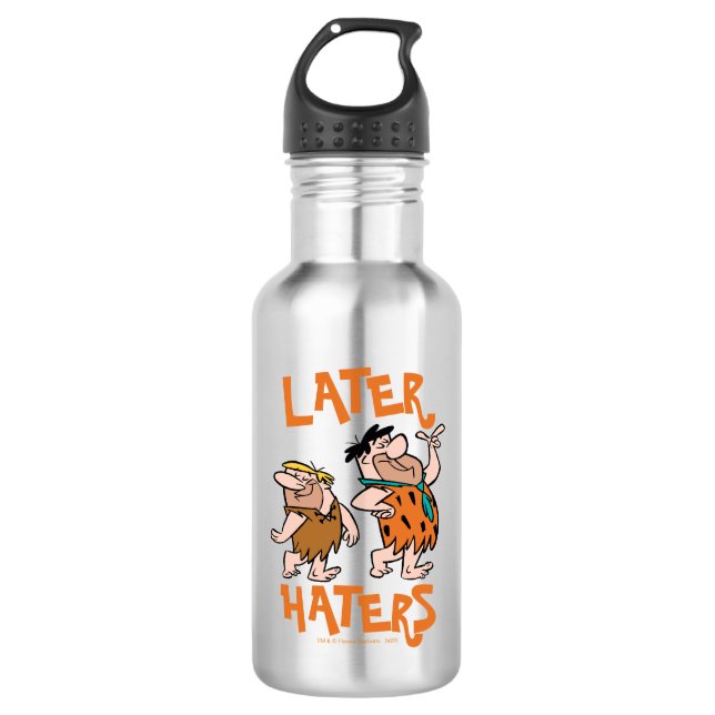 The Flintstones | Fred & Barney - Later Haters 532 Ml Water Bottle (Front)