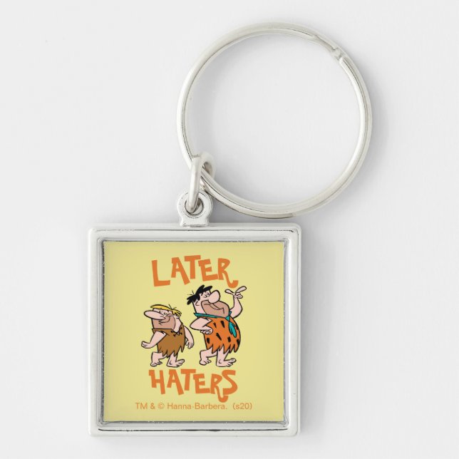 The Flintstones | Fred & Barney - Later Haters Key Ring (Front)