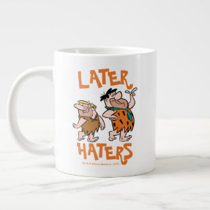 The Flintstones   Fred & Barney - Later Haters Large Coffee Mug