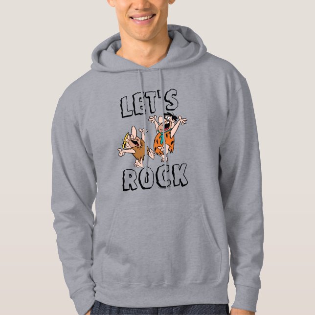 The Flintstones | Fred & Barney - Let's Rock Hoodie (Front)