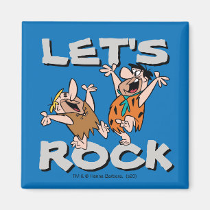 The Flintstones Fred & Barney - Let's Rock Magnet