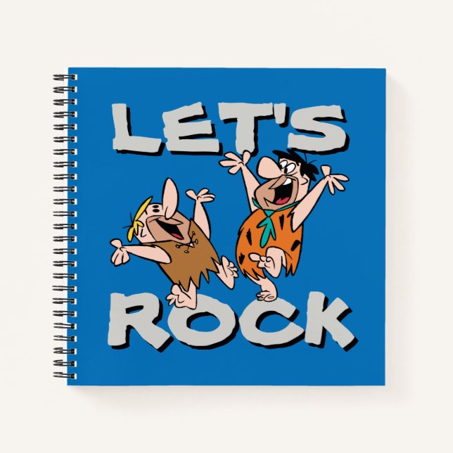 The Flintstones | Fred & Barney - Let's Rock Notebook (Front)