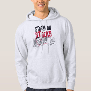 The Flintstones   Fred & Barney - Stacks on Stacks Hoodie