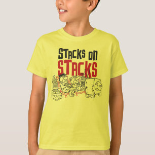 The Flintstones Fred & Barney - Stacks on Stacks T-Shirt