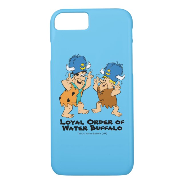 The Flintstones | Fred & Barney Water Buffaloes Case-Mate iPhone Case (Back)