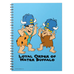 The Flintstones Fred & Barney Water Buffaloes Notebook