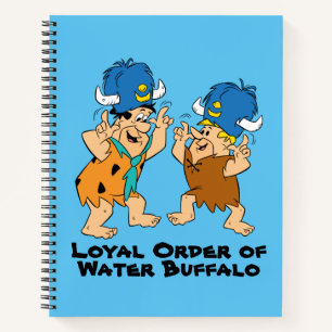 The Flintstones Fred & Barney Water Buffaloes Notebook