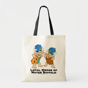 The Flintstones   Fred & Barney Water Buffaloes Tote Bag