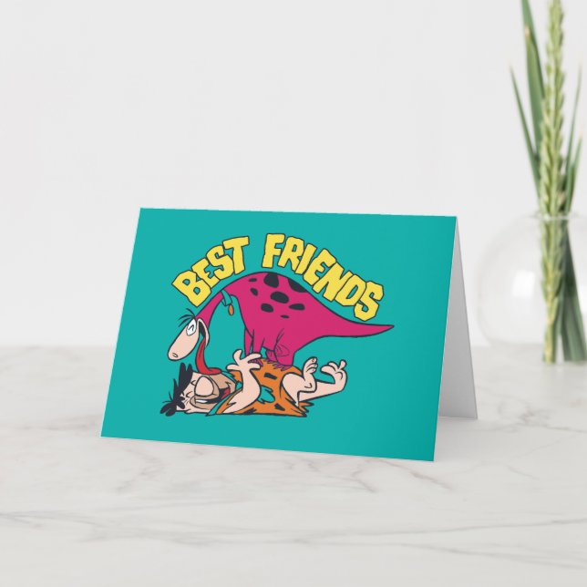 The Flintstones | Fred & Dino - Best Friends Card (Front)