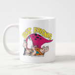 The Flintstones | Fred & Dino - Best Friends Large Coffee Mug<br><div class="desc">Check out Dino pouncing on top of Fred! A man and his dog,  truly best friends!</div>