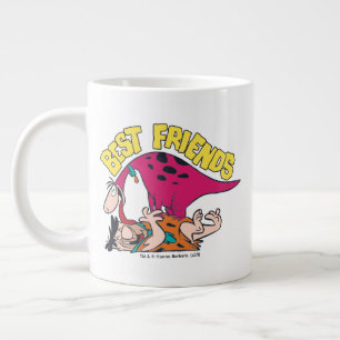 The Flintstones   Fred & Dino - Best Friends Large Coffee Mug