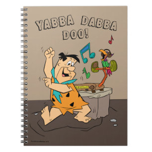 The Flintstones Fred Flintstone Dancing Notebook