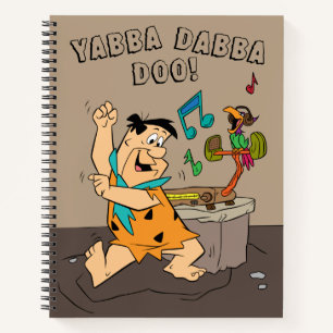 The Flintstones Fred Flintstone Dancing Notebook