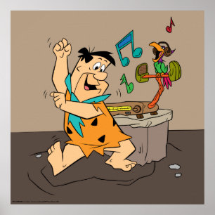 The Flintstones   Fred Flintstone Dancing Poster