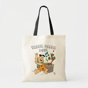 The Flintstones   Fred Flintstone Dancing Tote Bag