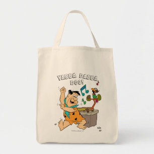 The Flintstones   Fred Flintstone Dancing Tote Bag