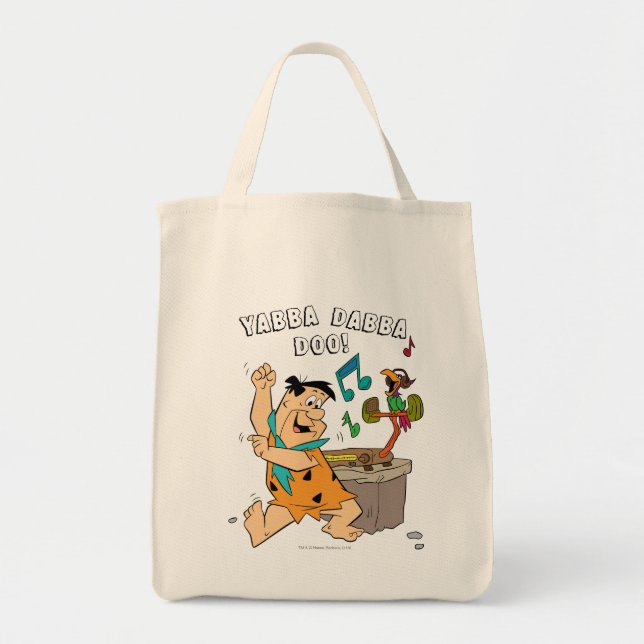 The Flintstones | Fred Flintstone Dancing Tote Bag (Front)