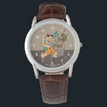 The Flintstones | Fred Flintstone Dancing Watch<br><div class="desc">Check out Fred Flintstone dancing to the music from his prehistoric bird powered radio.</div>