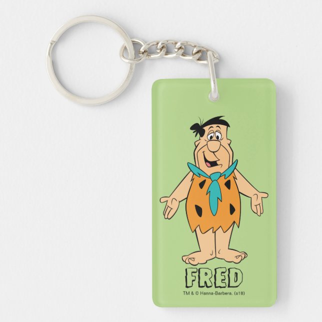 The Flintstones | Fred Flintstone Key Ring (Front)