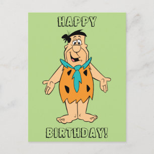 The Flintstones Fred Flintstone Postcard