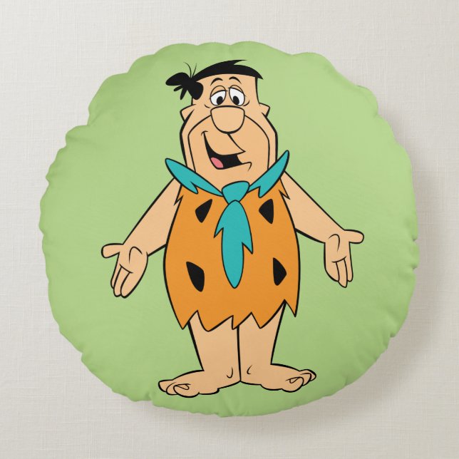 The Flintstones | Fred Flintstone Round Cushion (Front)
