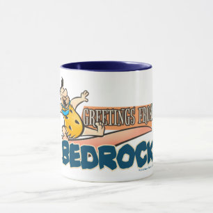 The Flintstones   Fred - Greetings From Bedrock Mug