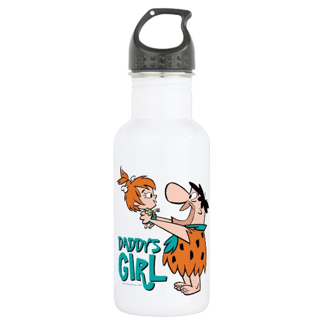 The Flintstones | Fred & Pebbles - Daddy's Girl 532 Ml Water Bottle (Front)