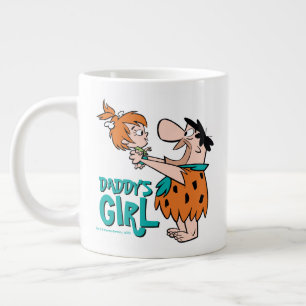 The Flintstones   Fred & Pebbles - Daddy's Girl Large Coffee Mug