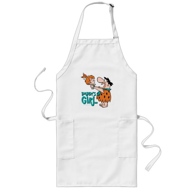 The Flintstones | Fred & Pebbles - Daddy's Girl Long Apron (Front)