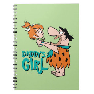 The Flintstones   Fred & Pebbles - Daddy's Girl Notebook