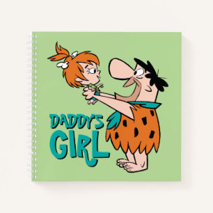 The Flintstones   Fred & Pebbles - Daddy's Girl Notebook