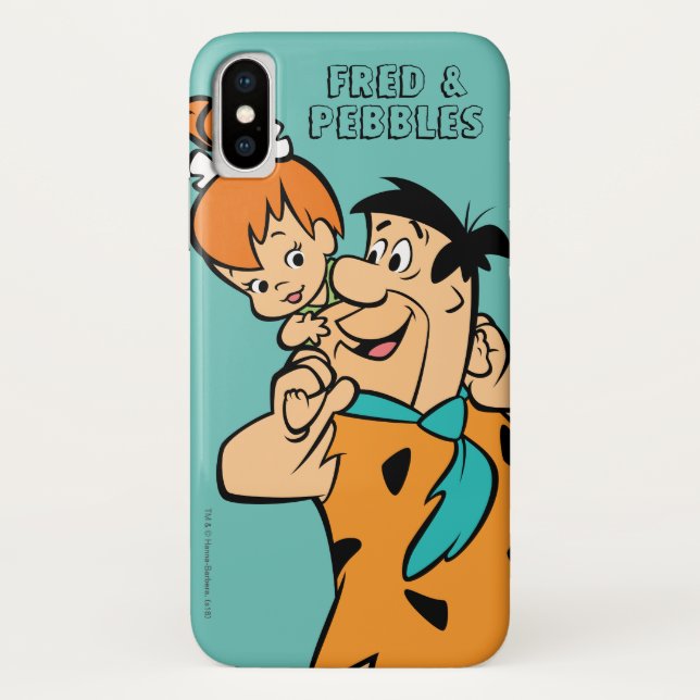 The Flintstones | Fred & Pebbles Flintstone Case-Mate iPhone Case (Back)