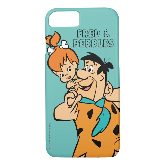 The Flintstones | Fred & Pebbles Flintstone Case-Mate iPhone Case (Back)