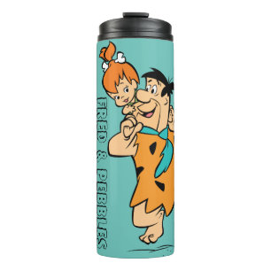 The Flintstones   Fred & Pebbles Flintstone Thermal Tumbler